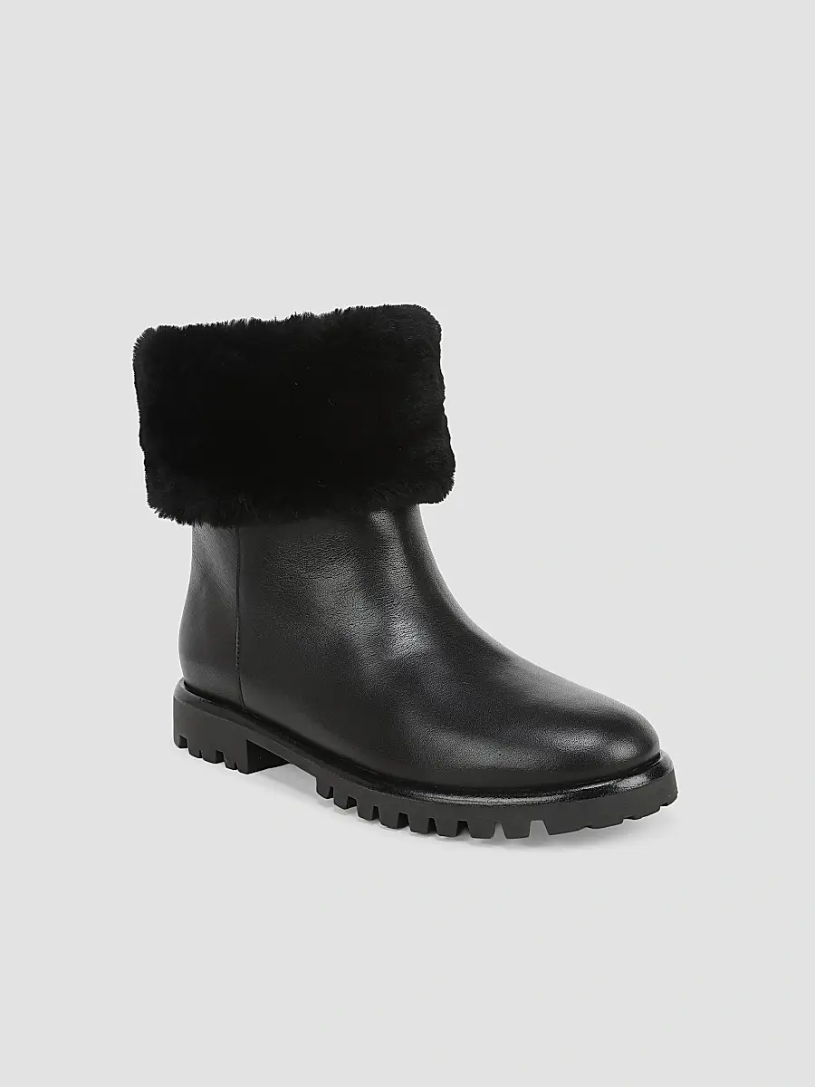 Vince Women's Cameron 25MM Leather & Shearling Lugsole Boots | Thumbnail 2 Vince Women's Cameron 25MM Leather & Shearling Lugsole Boots | Thumbnail 2