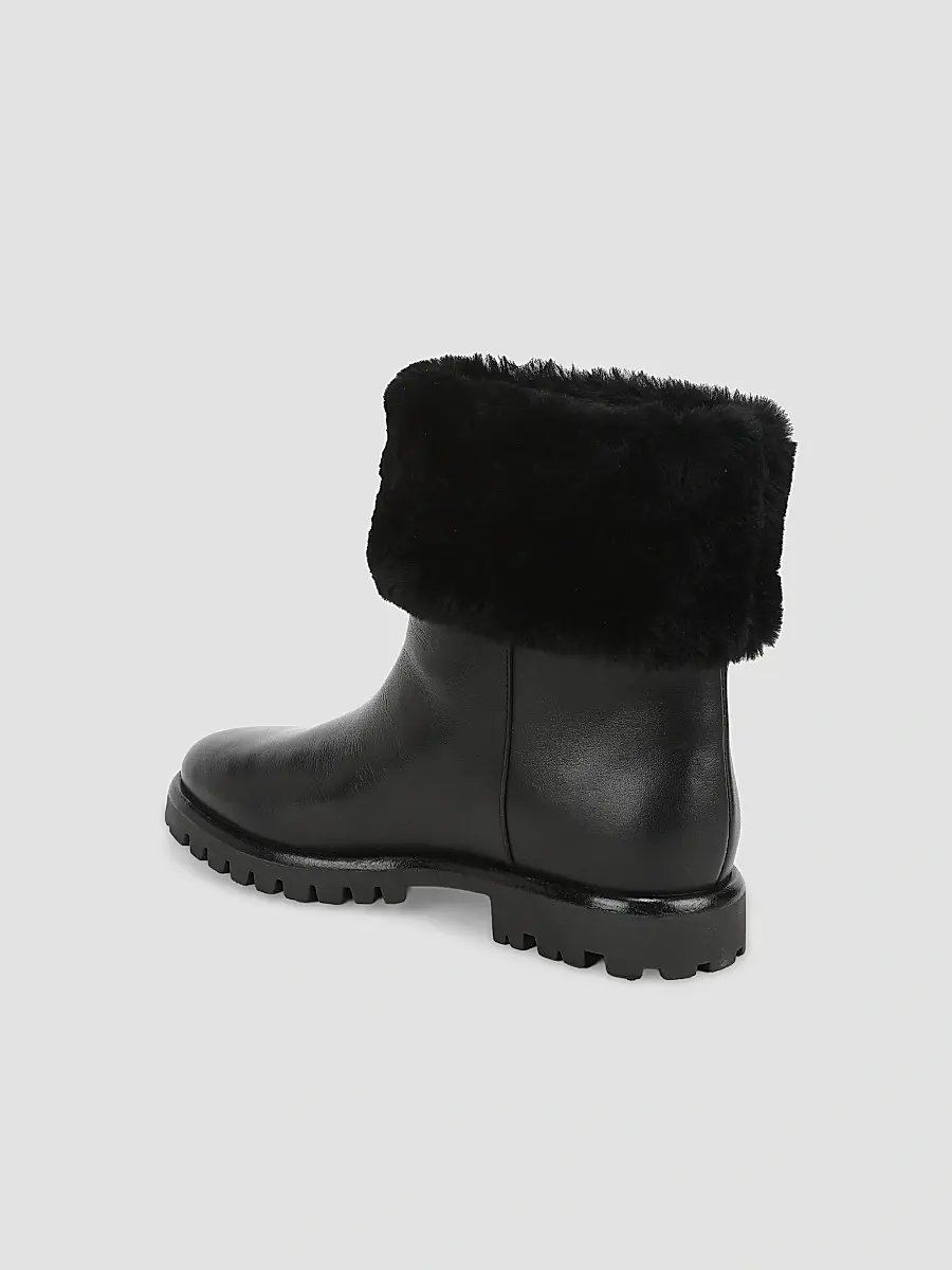 Vince Women's Cameron 25MM Leather & Shearling Lugsole Boots | Thumbnail 3 Vince Women's Cameron 25MM Leather & Shearling Lugsole Boots | Thumbnail 3