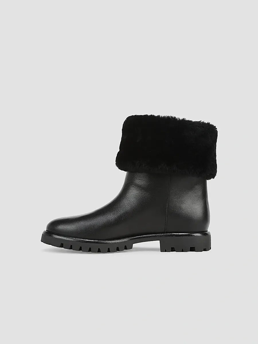 Vince Women's Cameron 25MM Leather & Shearling Lugsole Boots | Thumbnail 4 Vince Women's Cameron 25MM Leather & Shearling Lugsole Boots | Thumbnail 4