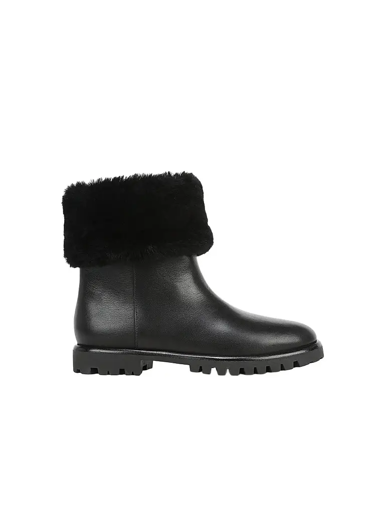 Vince Women's Cameron 25MM Leather & Shearling Lugsole Boots