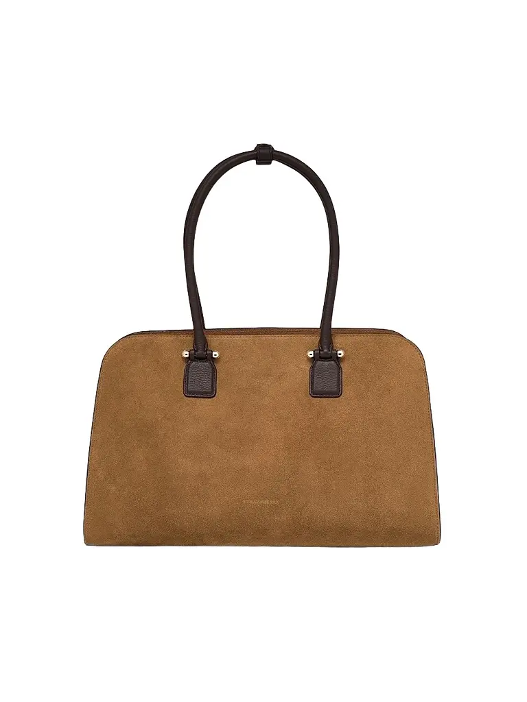 Strathberry Women's Georgia Maxi Suede Shoulder Bag