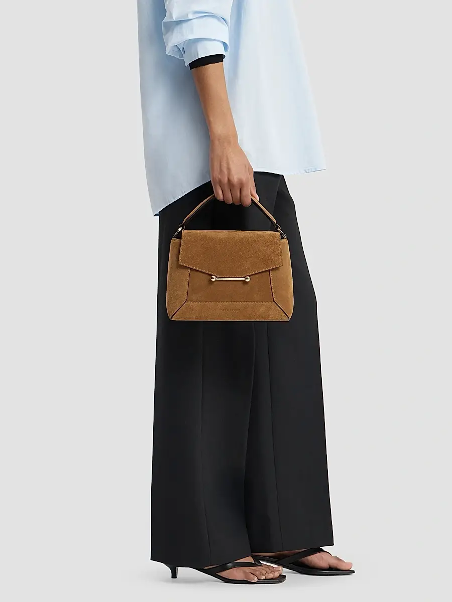 Strathberry Women's Mosaic Suede Top Handle Bag | Thumbnail 3 Strathberry Women's Mosaic Suede Top Handle Bag | Thumbnail 3