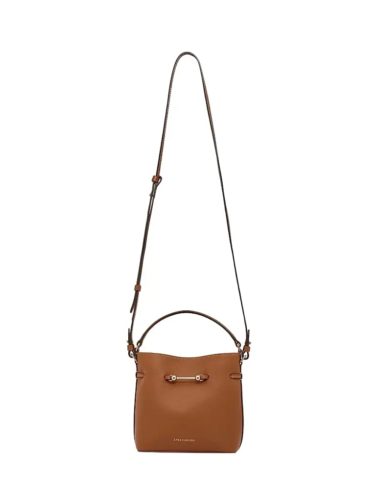 Strathberry Women's Corda Mini Leather Bucket Bag