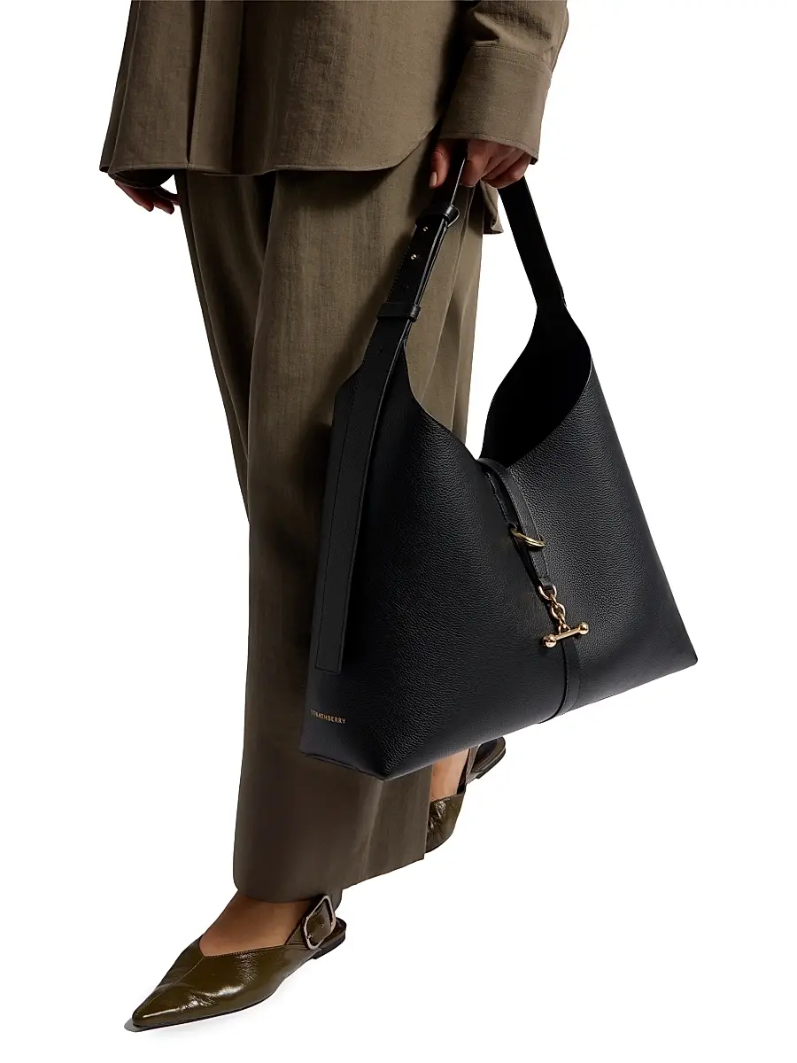 Strathberry Women's Kite Maxi Leather Hobo Bag | Thumbnail 2 Strathberry Women's Kite Maxi Leather Hobo Bag | Thumbnail 2