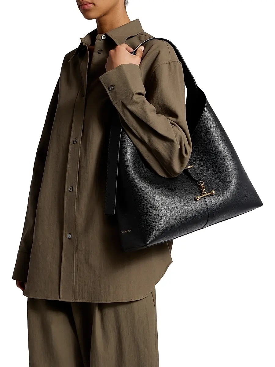 Strathberry Women's Kite Maxi Leather Hobo Bag | Thumbnail 3 Strathberry Women's Kite Maxi Leather Hobo Bag | Thumbnail 3