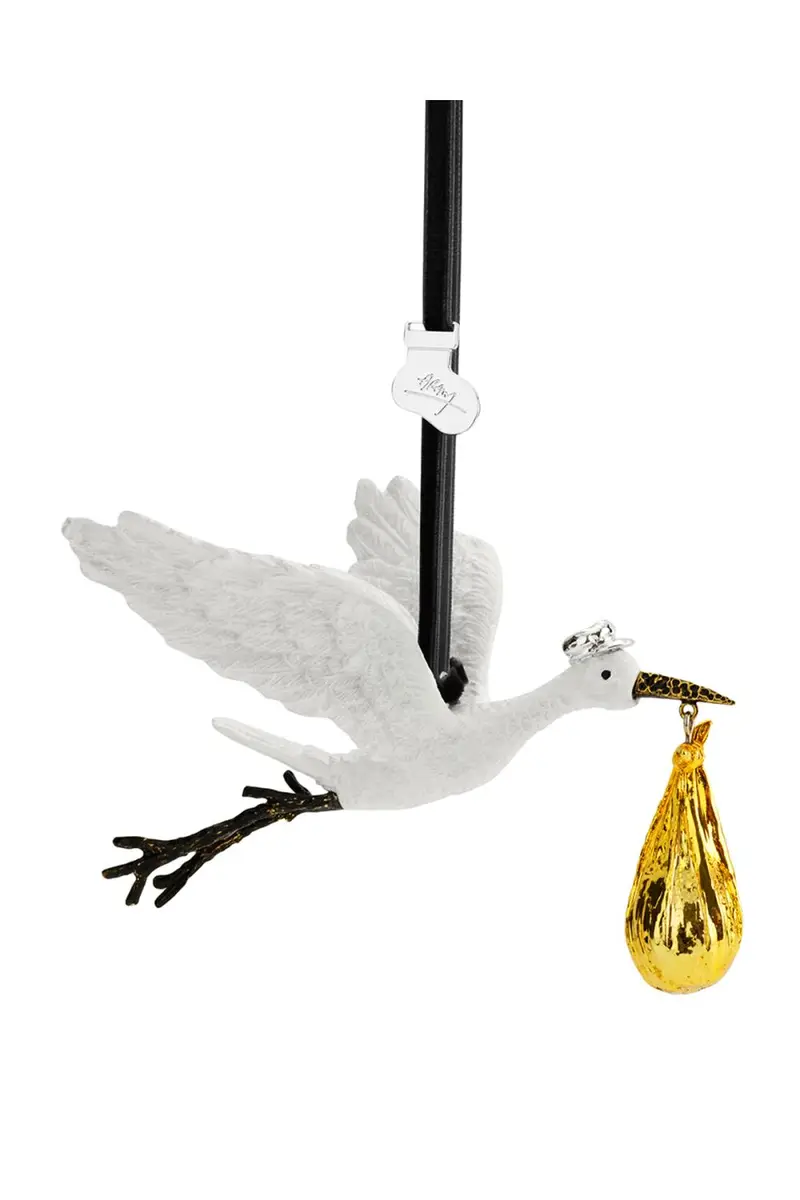 Michael Aram Silver and Gold Stork Ornament | Thumbnail 3 Michael Aram Silver and Gold Stork Ornament | Thumbnail 3