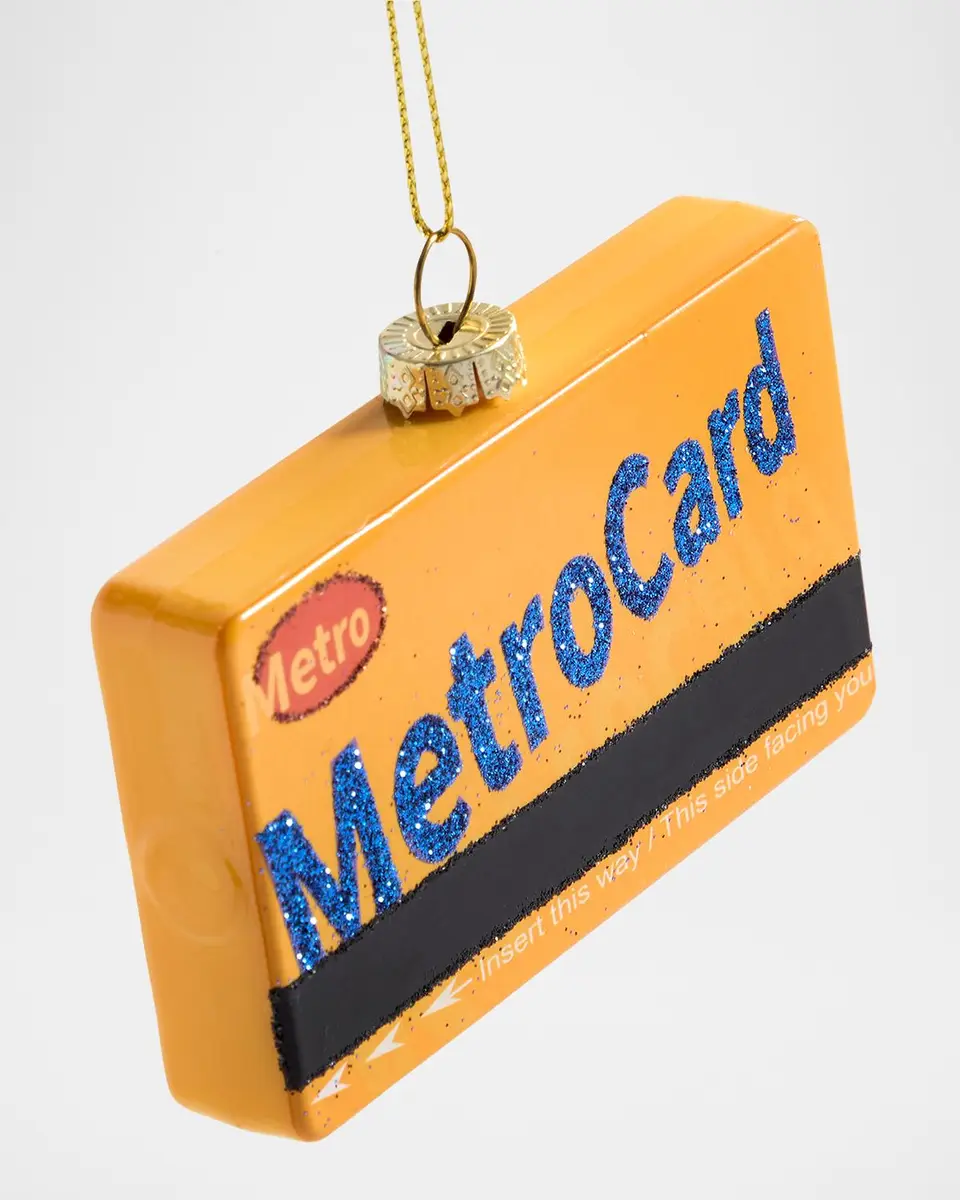 Cody Foster & Co Metro Card Christmas Ornament | Thumbnail 2