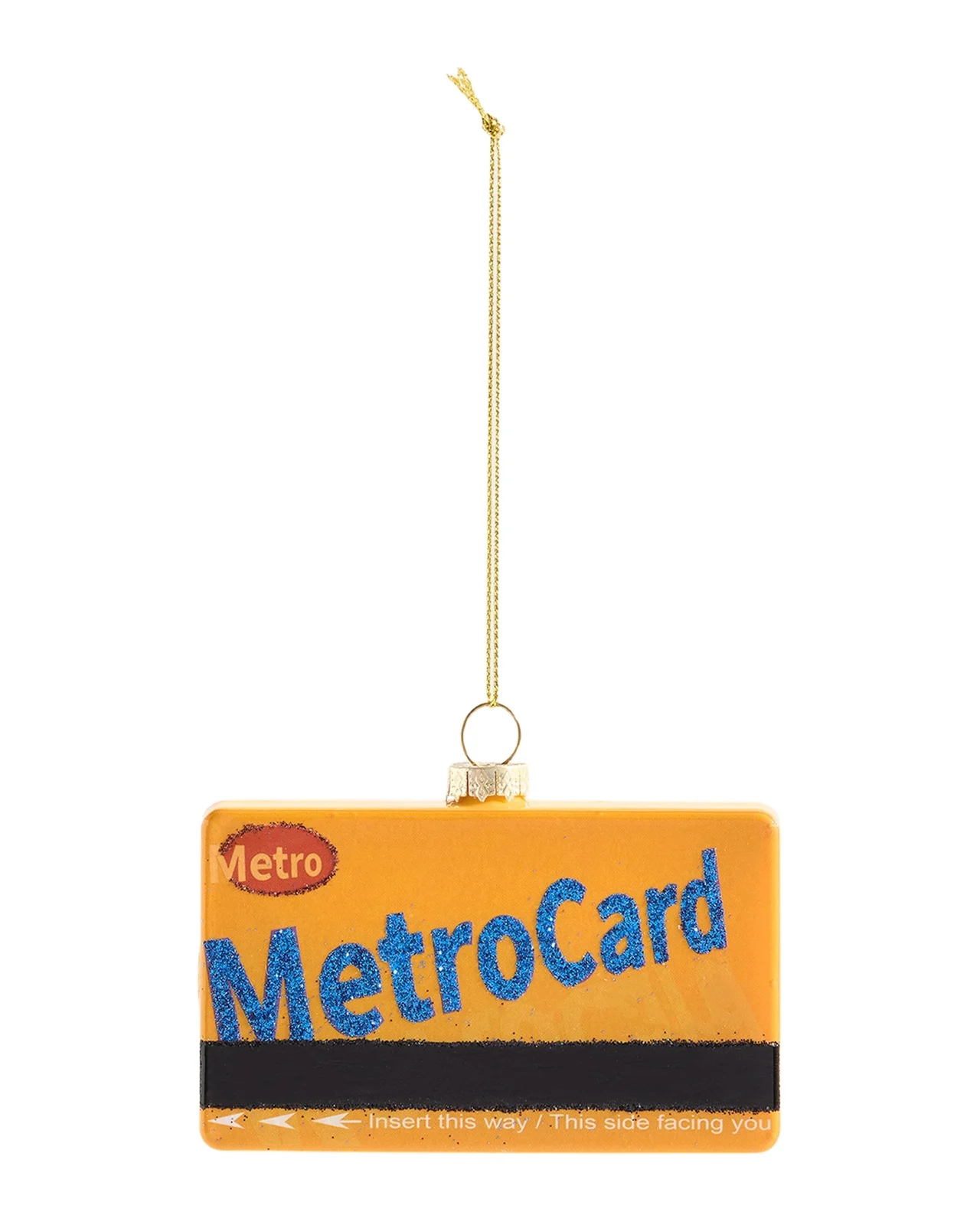 Cody Foster & Co Metro Card Christmas Ornament