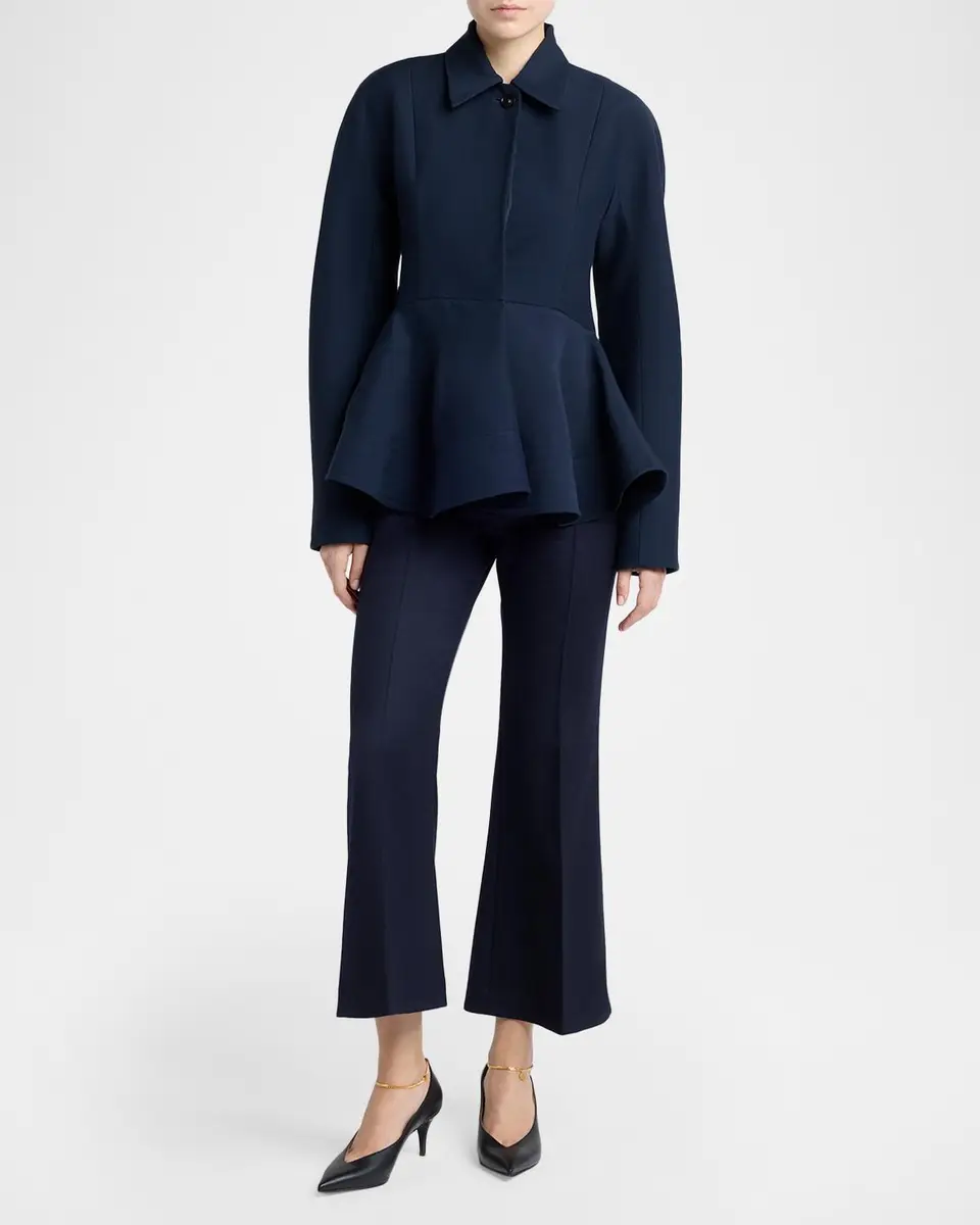 Stella McCartney Dolman-Sleeve Wool Peplum Jacket | Thumbnail 2 Stella McCartney Dolman-Sleeve Wool Peplum Jacket | Thumbnail 2