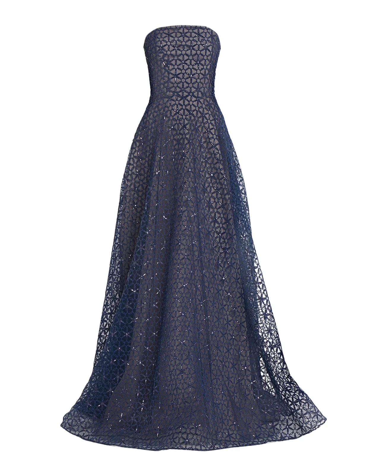 Strapless Cording Gown Strapless Cording Gown