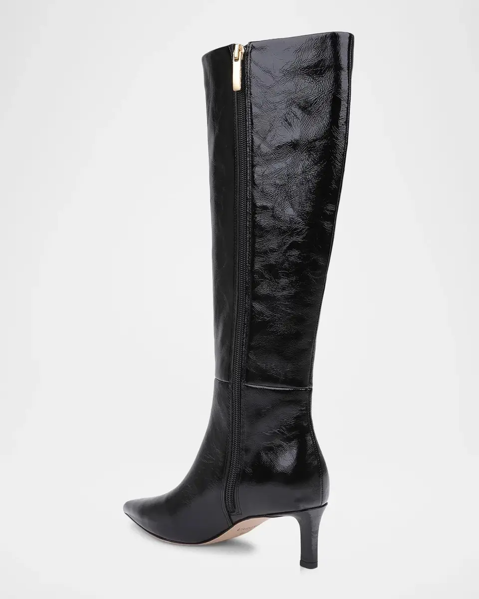 L'Agence 55mm Baxter II Patent Leather Knee-High Boots | Thumbnail 3