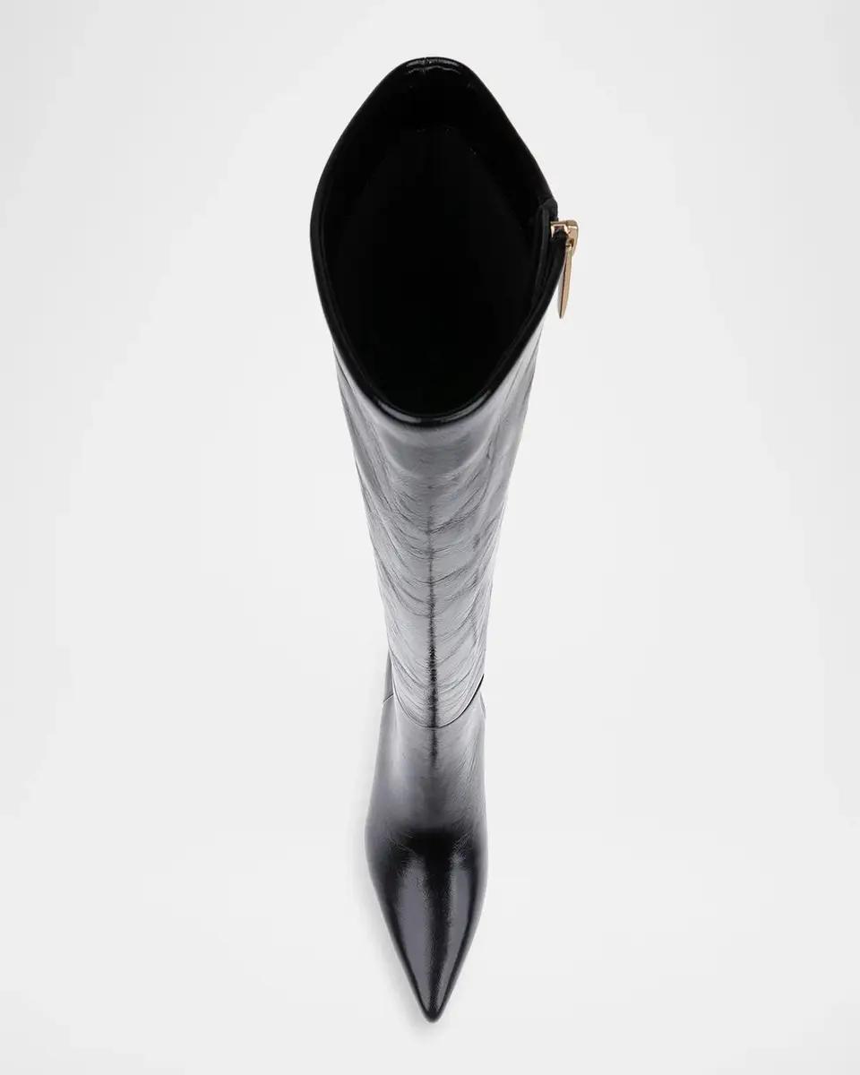 L'Agence 55mm Baxter II Patent Leather Knee-High Boots | Thumbnail 4
