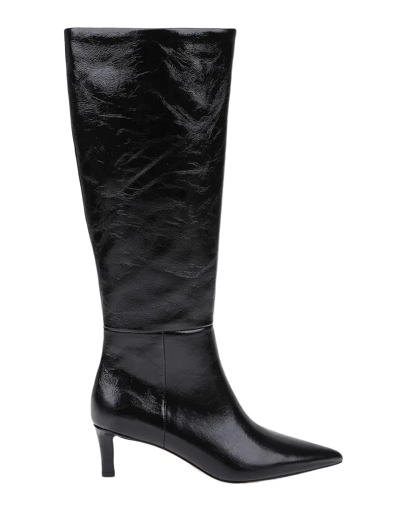 L'Agence 55mm Baxter II Patent Leather Knee-High Boots