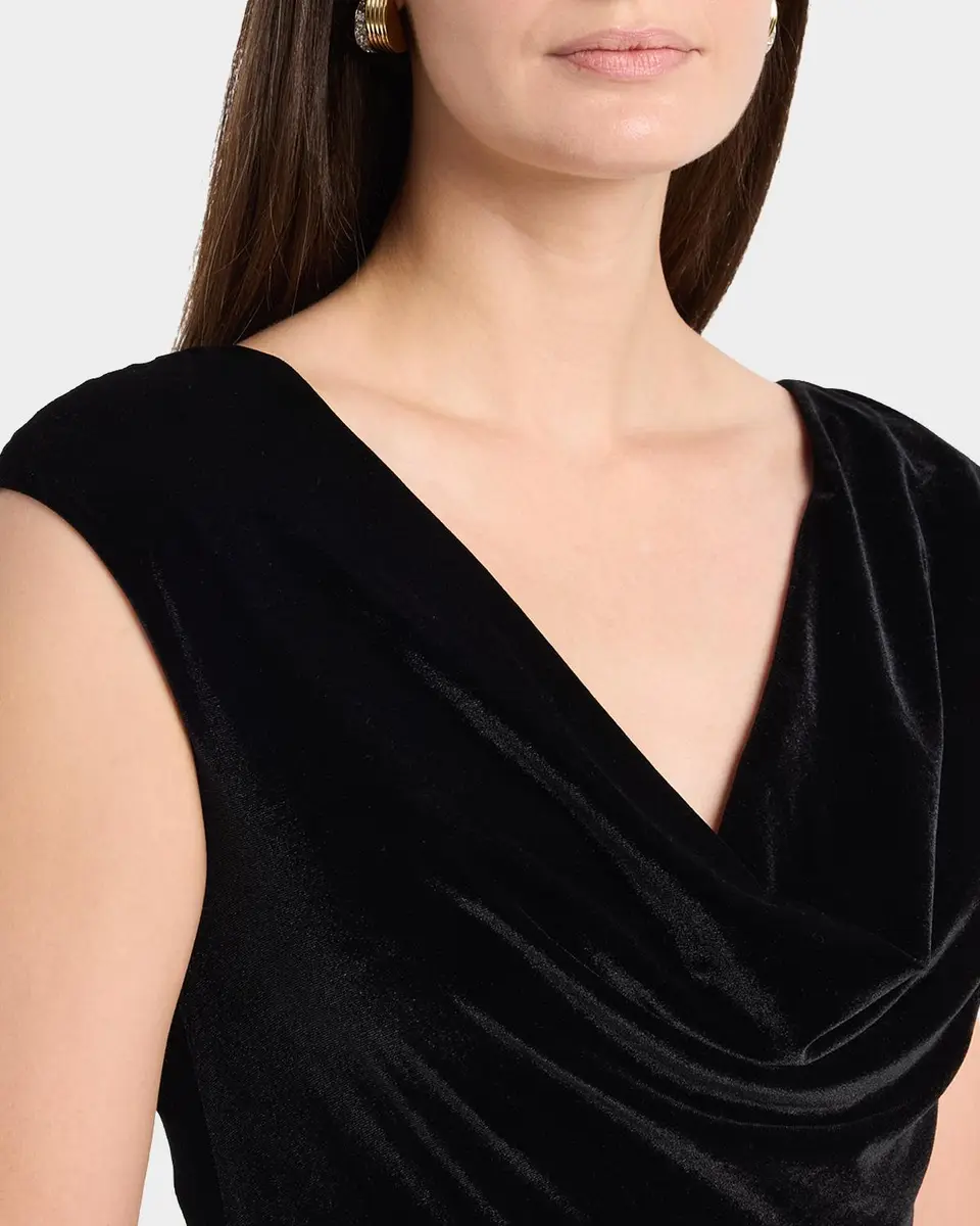 THEIA Ophelia Beaded Velvet Gown | Thumbnail 5 THEIA Ophelia Beaded Velvet Gown | Thumbnail 5