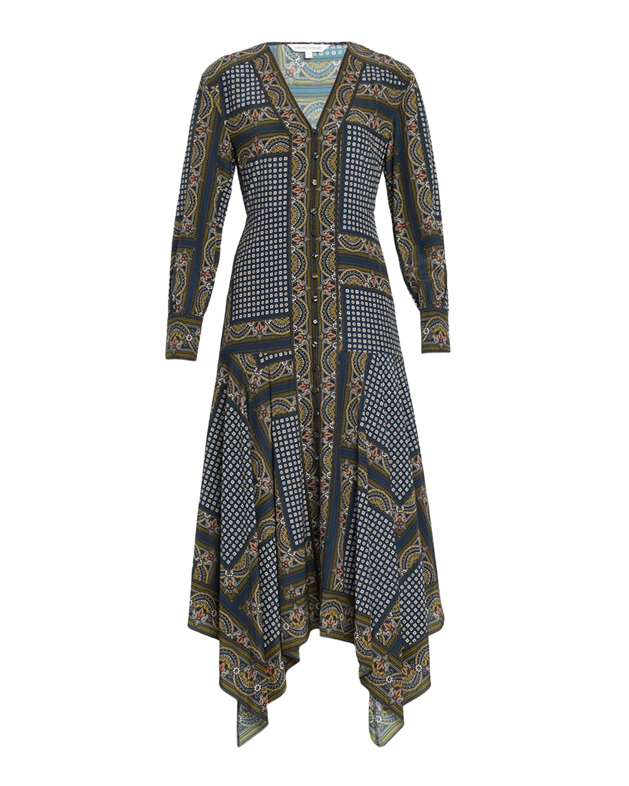 Skye Scarf-Print Midi Dress Skye Scarf-Print Midi Dress