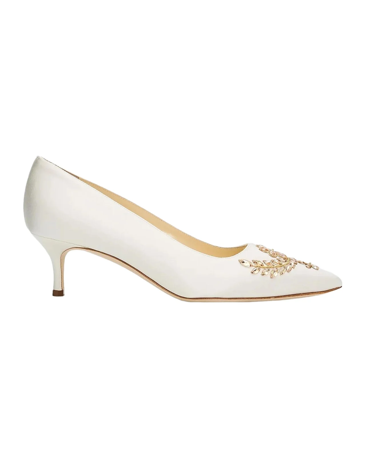 Pasadislo Embellished Satin Pumps Pasadislo Embellished Satin Pumps