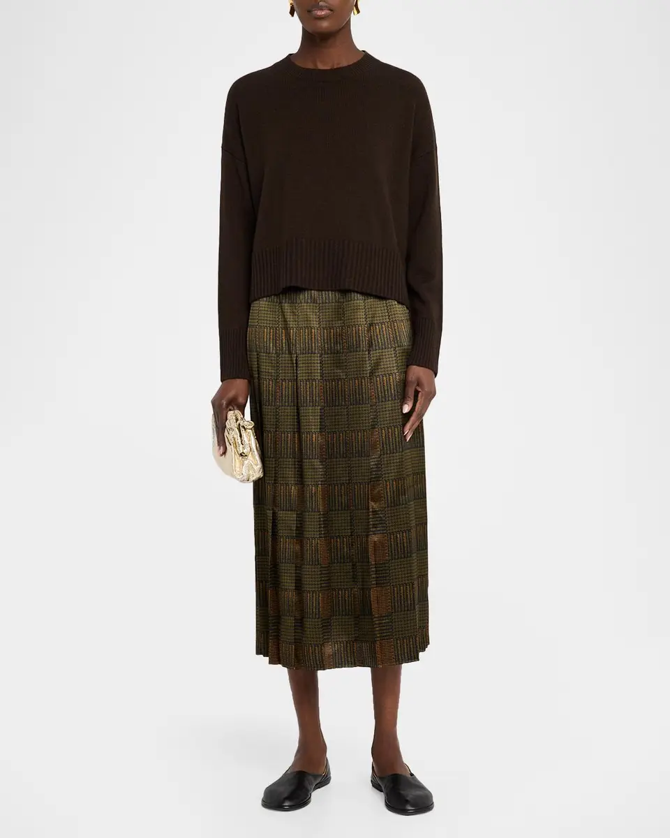 Lafayette 148 New York Boxy Crewneck Cashmere Sweater | Thumbnail 2 Lafayette 148 New York Boxy Crewneck Cashmere Sweater | Thumbnail 2
