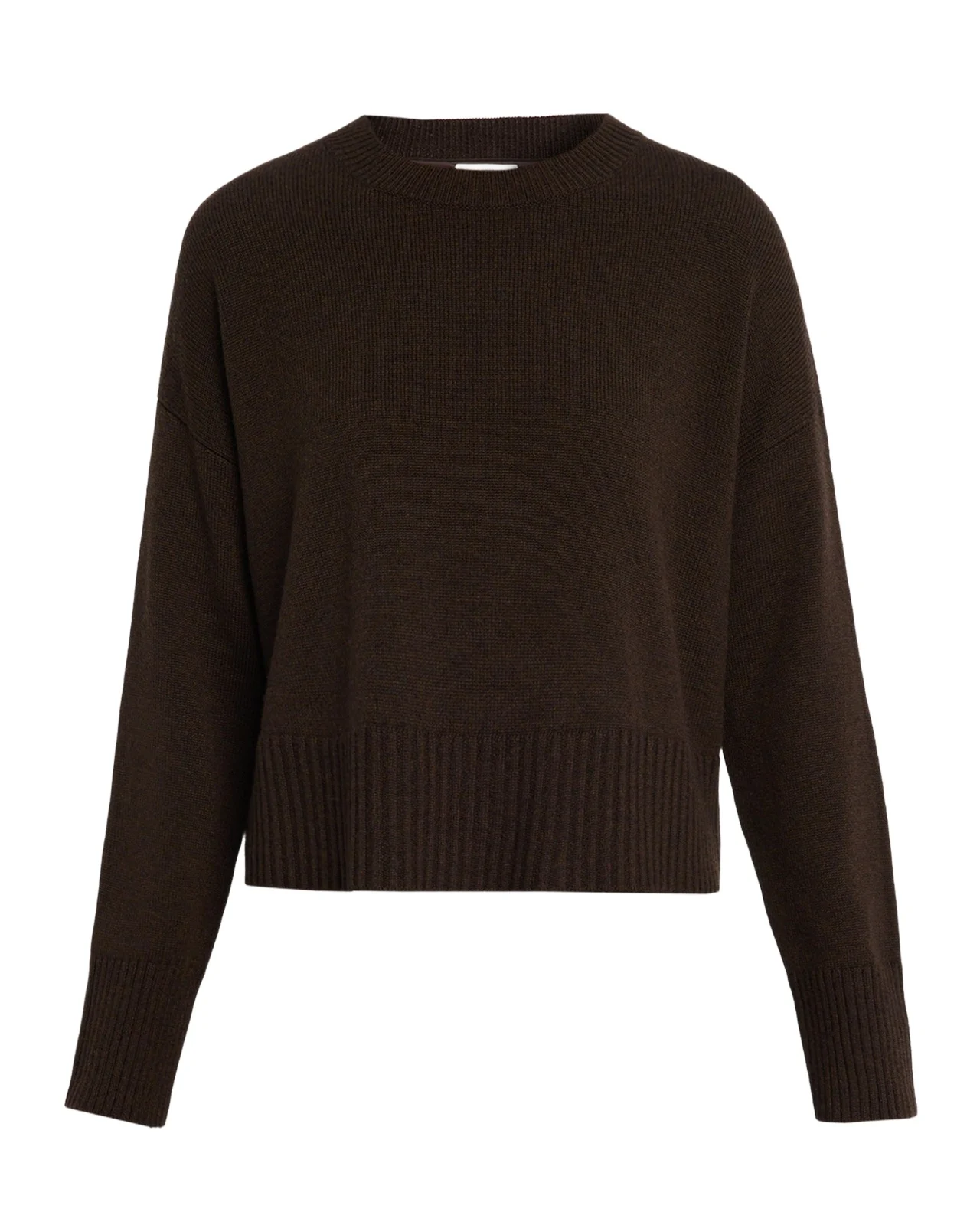 Lafayette 148 New York Boxy Crewneck Cashmere Sweater
