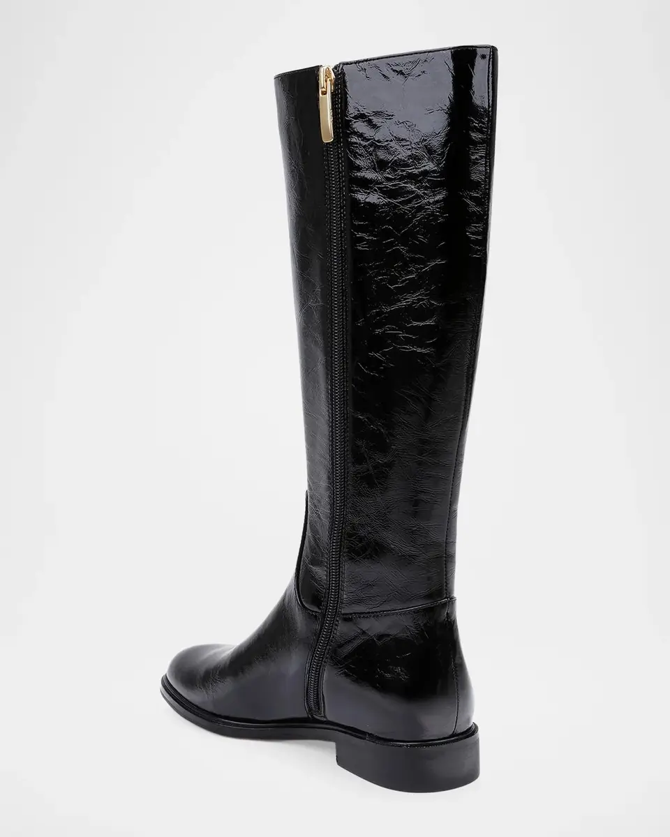 L'Agence 20mm Cortland Patent Leather Knee-High Boots | Thumbnail 3