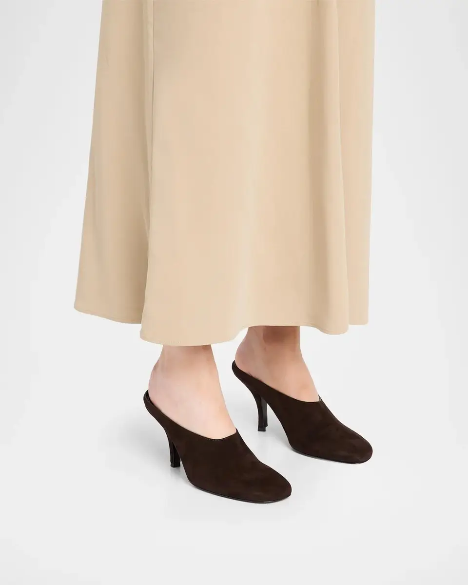 TOTEME 35mm Contour Suede Mules | Thumbnail 2 TOTEME 35mm Contour Suede Mules | Thumbnail 2