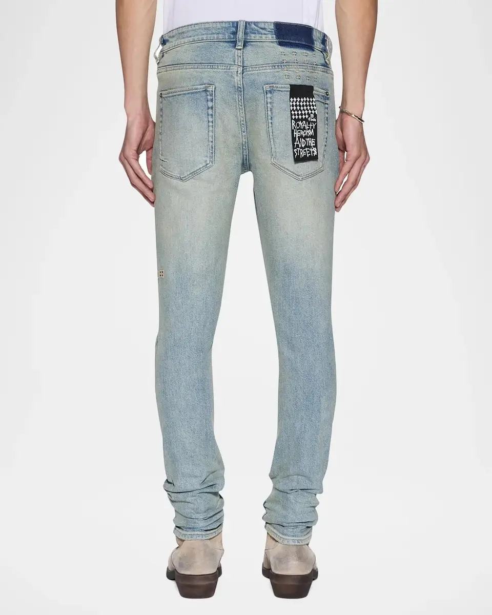 Ksubi Van Winkle Astral Grid Skinny Jeans | Thumbnail 2