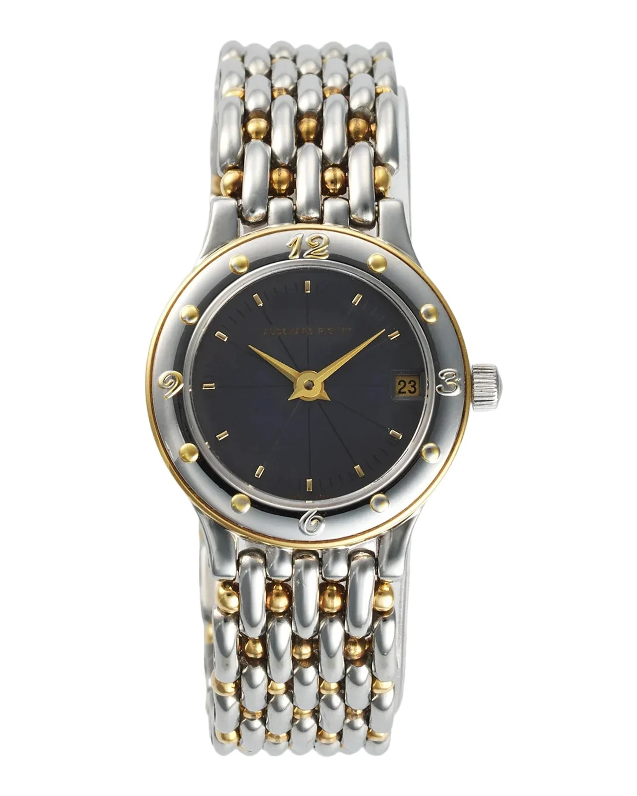 Vintage Watches Audemar Piguet Meridian Two-Tone Bracelet Watch, 22mm