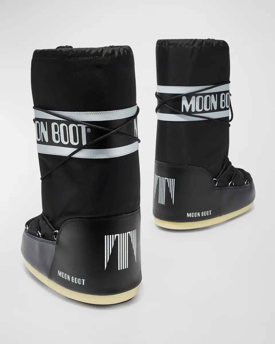 Moon Boot Icon Nylon Tall Snow Boots | Thumbnail 4 Moon Boot Icon Nylon Tall Snow Boots | Thumbnail 4