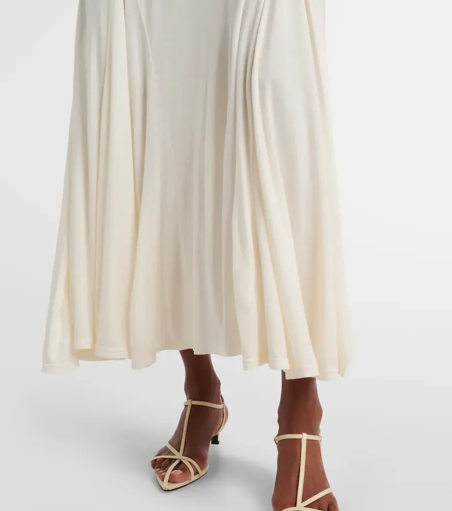 Xu Zhi Paneled wool-blend maxi dress | Thumbnail 5 Xu Zhi Paneled wool-blend maxi dress | Thumbnail 5