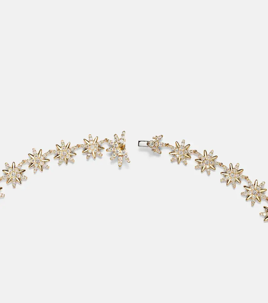 David Yurman Starburst 18kt gold necklace with diamonds | Thumbnail 2 David Yurman Starburst 18kt gold necklace with diamonds | Thumbnail 2