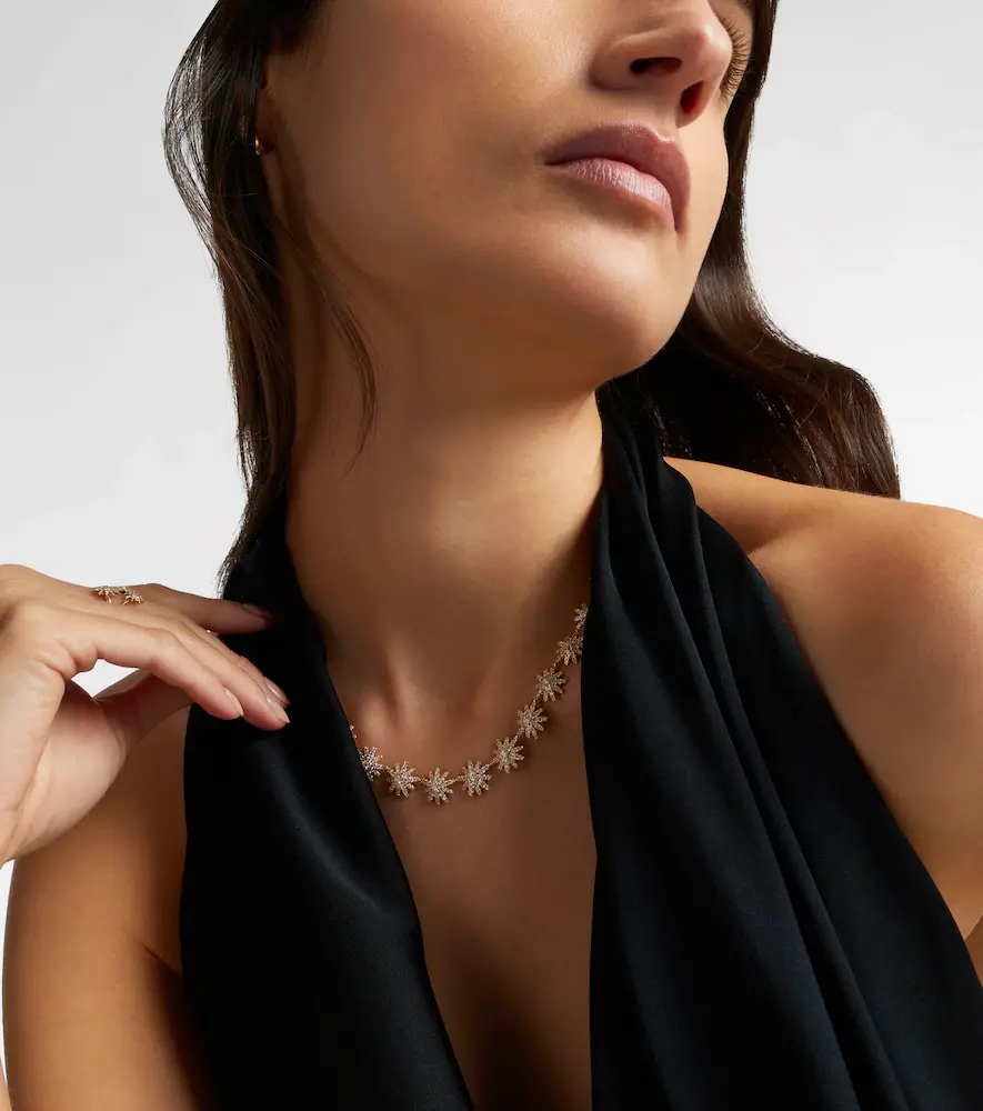 David Yurman Starburst 18kt gold necklace with diamonds | Thumbnail 5 David Yurman Starburst 18kt gold necklace with diamonds | Thumbnail 5