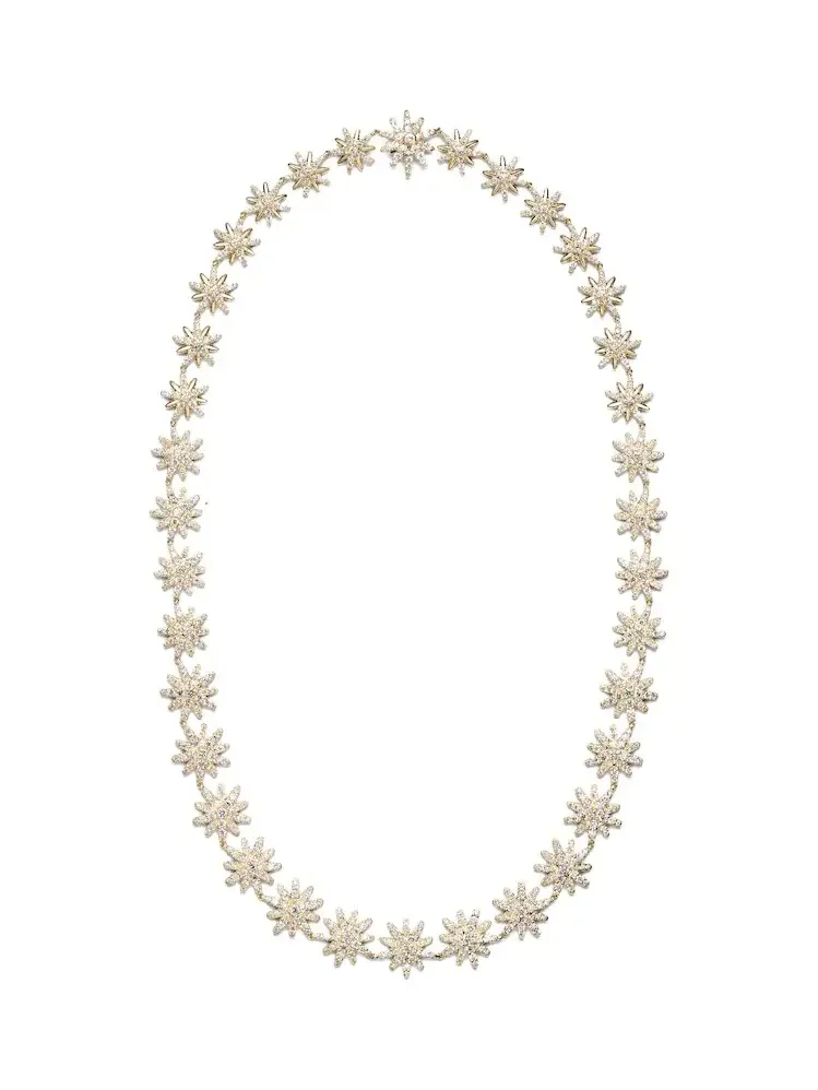 Starburst 18kt gold necklace with diamonds Starburst 18kt gold necklace with diamonds
