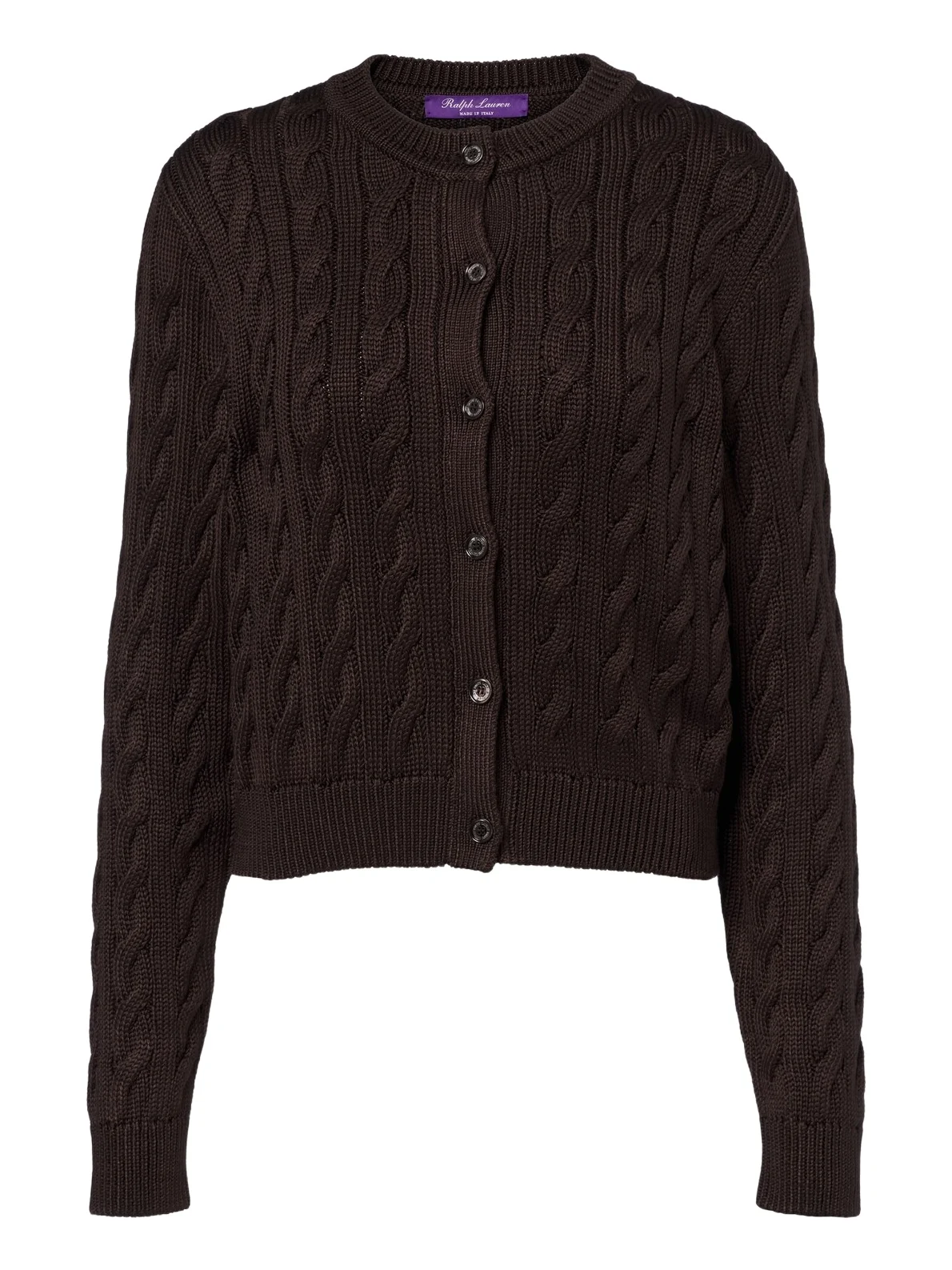 Cable-knit silk cardigan Cable-knit silk cardigan