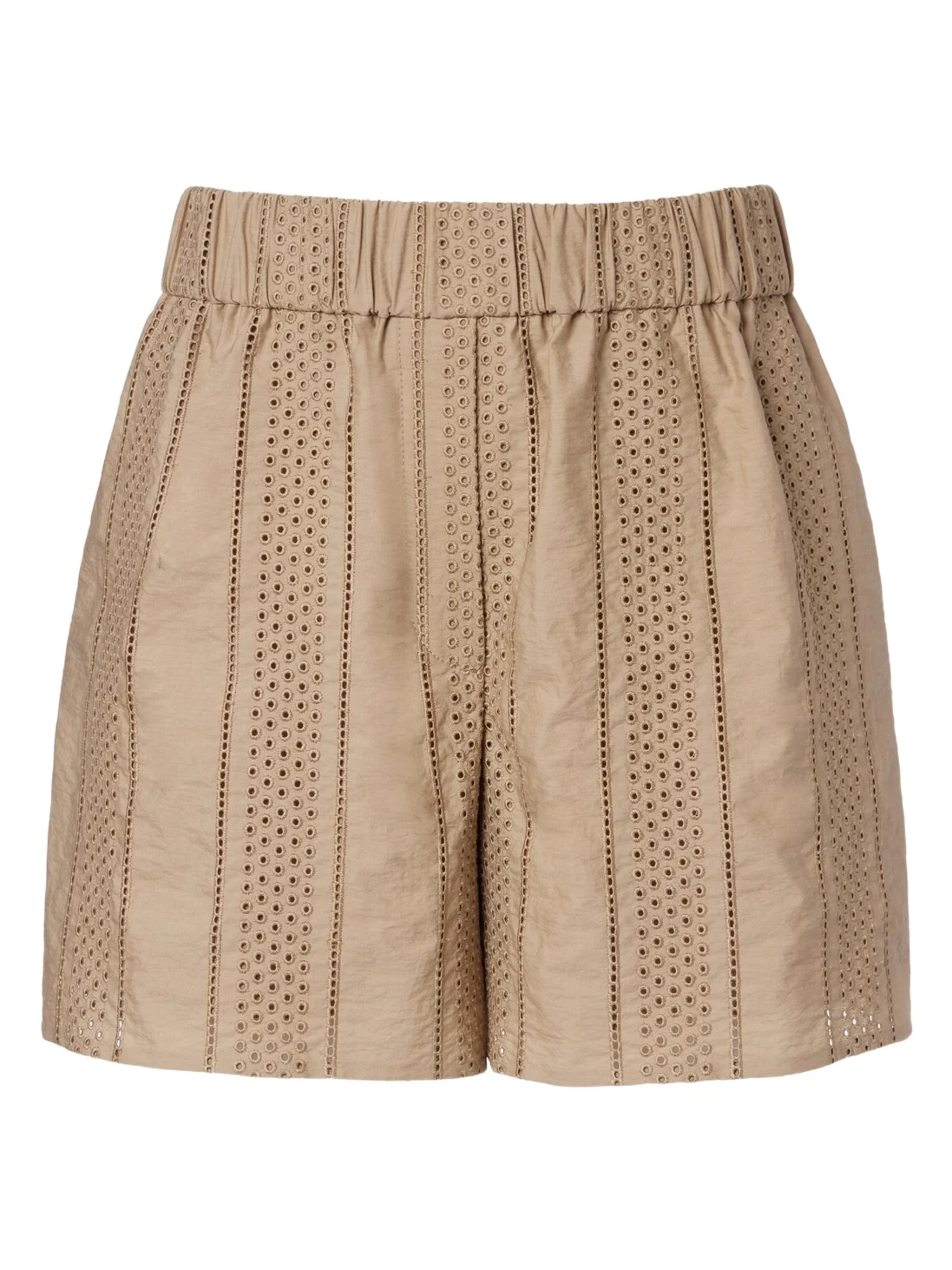 Broderie anglaise cotton-blend shorts Broderie anglaise cotton-blend shorts