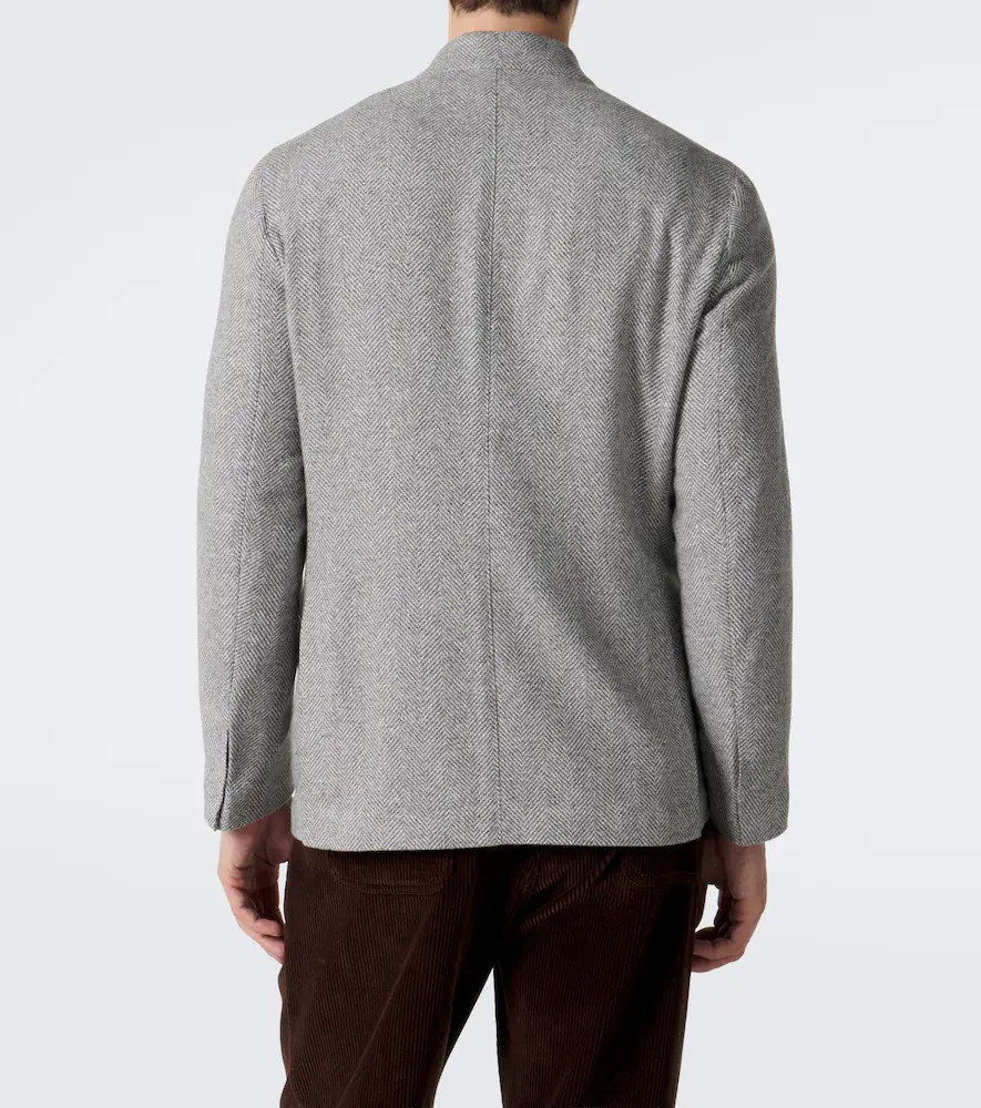 ELEVENTY Herringbone cashmere and silk blazer | Thumbnail 6 ELEVENTY Herringbone cashmere and silk blazer | Thumbnail 6