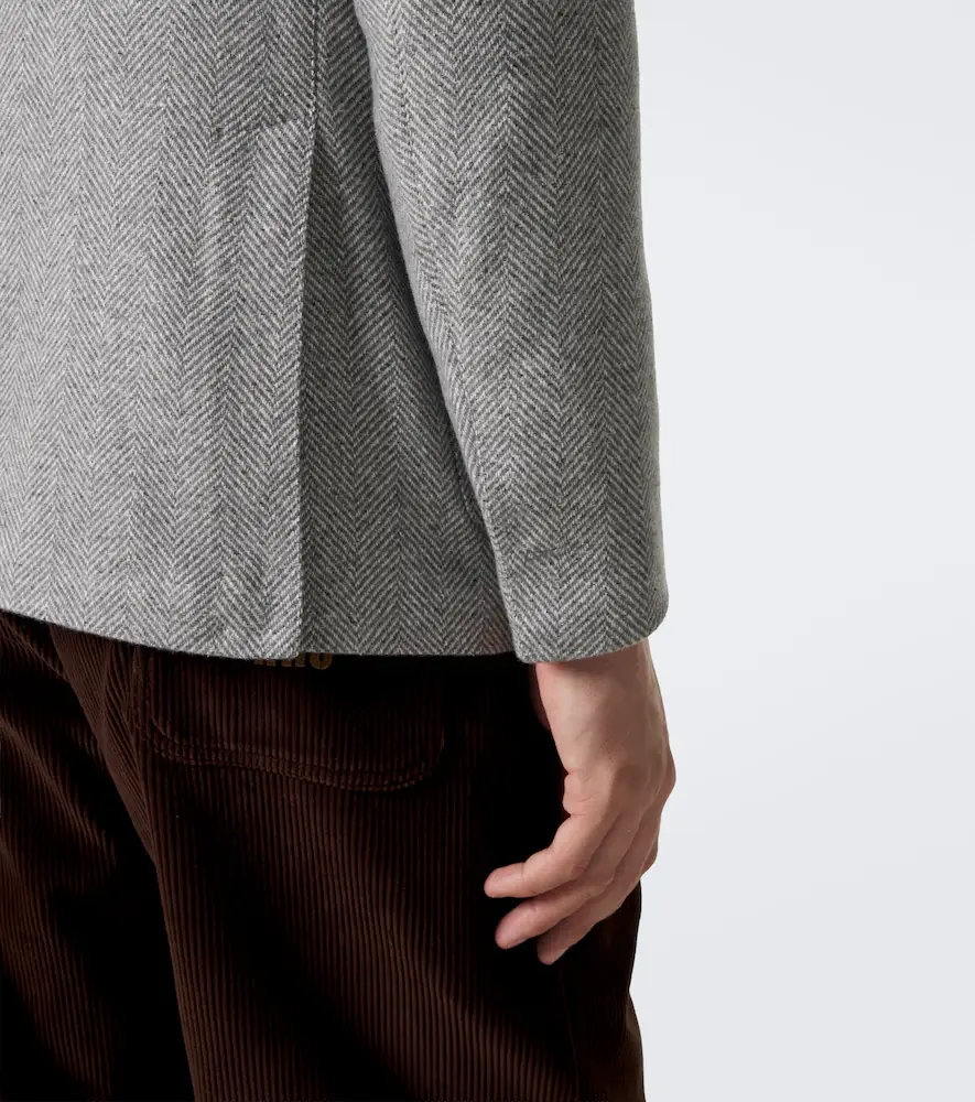 ELEVENTY Herringbone cashmere and silk blazer | Thumbnail 7 ELEVENTY Herringbone cashmere and silk blazer | Thumbnail 7