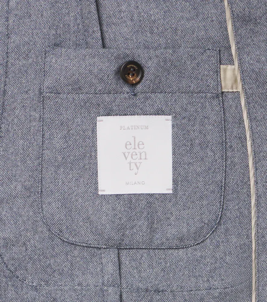 ELEVENTY Wool, cotton, and cashmere blazer | Thumbnail 2 ELEVENTY Wool, cotton, and cashmere blazer | Thumbnail 2