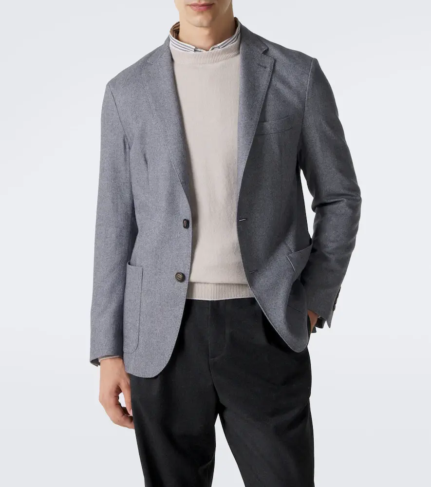 ELEVENTY Wool, cotton, and cashmere blazer | Thumbnail 6 ELEVENTY Wool, cotton, and cashmere blazer | Thumbnail 6