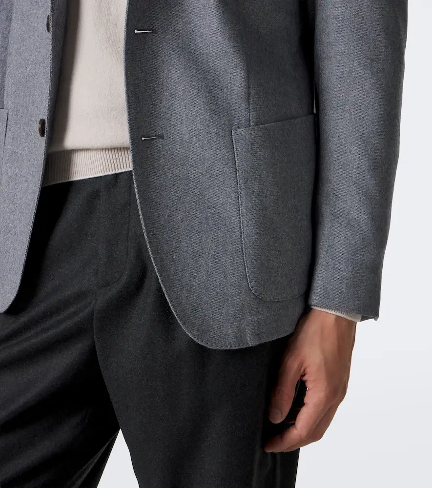 ELEVENTY Wool, cotton, and cashmere blazer | Thumbnail 7 ELEVENTY Wool, cotton, and cashmere blazer | Thumbnail 7