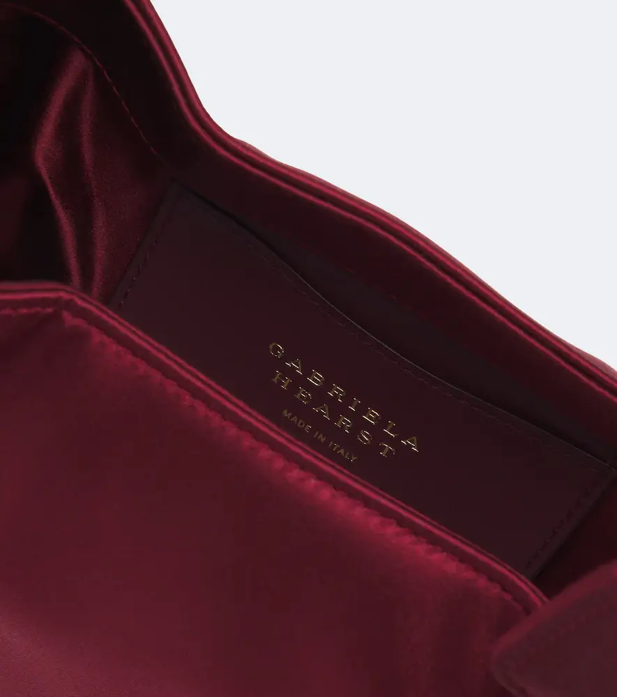 Gabriela Hearst Soft Demi satin clutch | Thumbnail 2