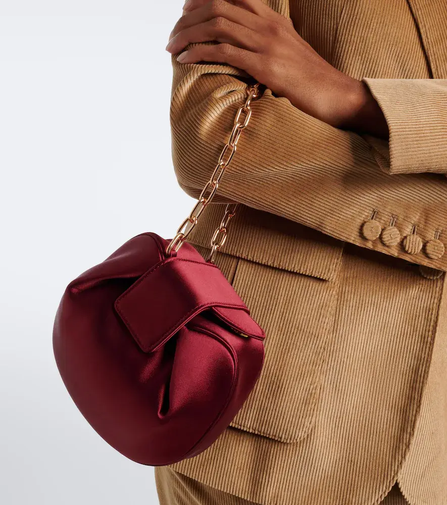 Gabriela Hearst Soft Demi satin clutch | Thumbnail 4