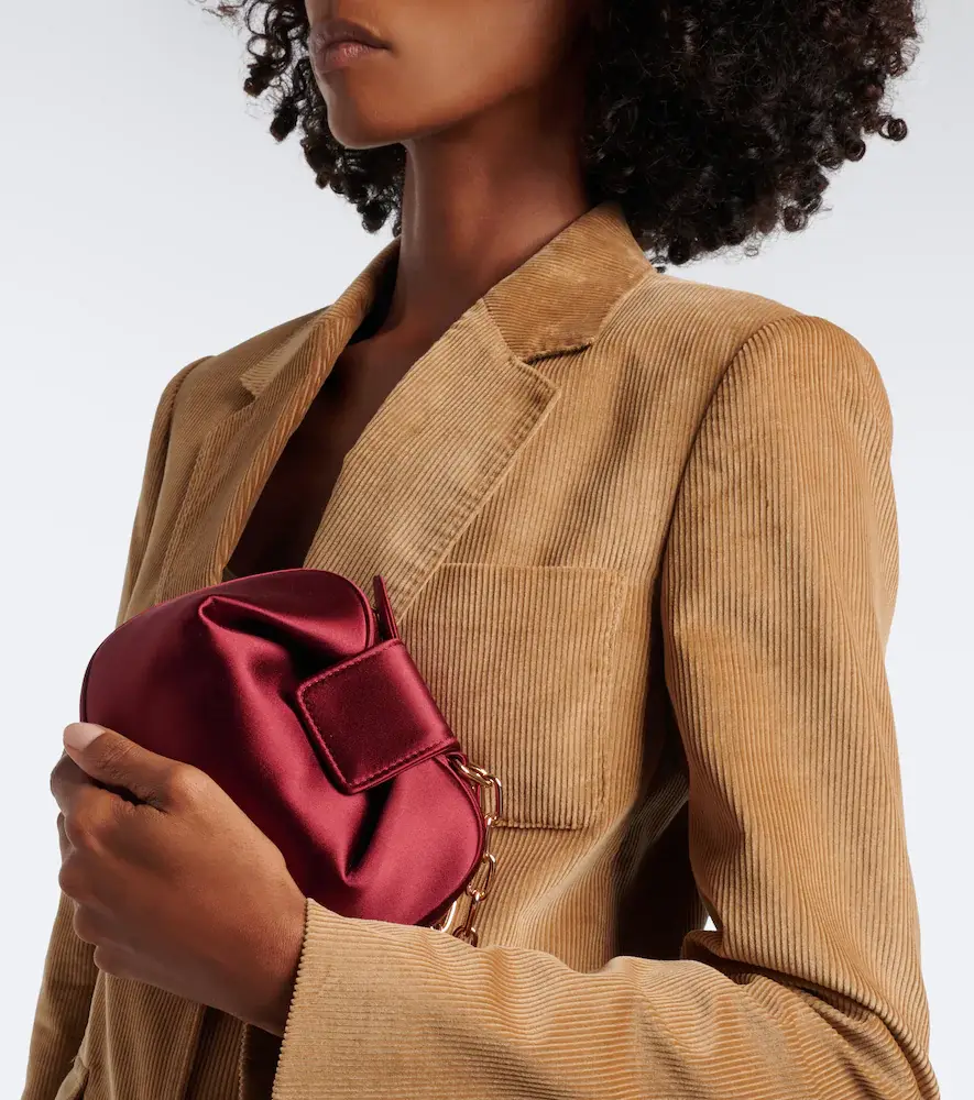 Gabriela Hearst Soft Demi satin clutch | Thumbnail 5