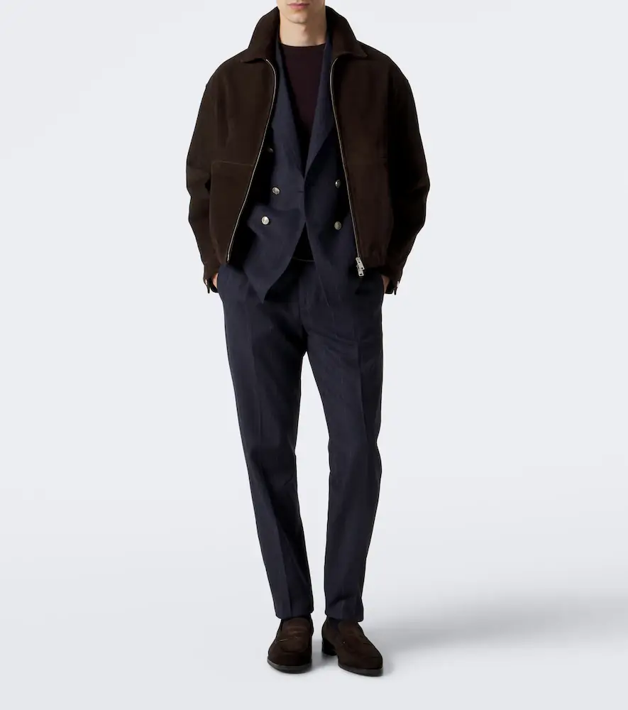 ELEVENTY Wool, cotton, and cashmere tapered pants | Thumbnail 2