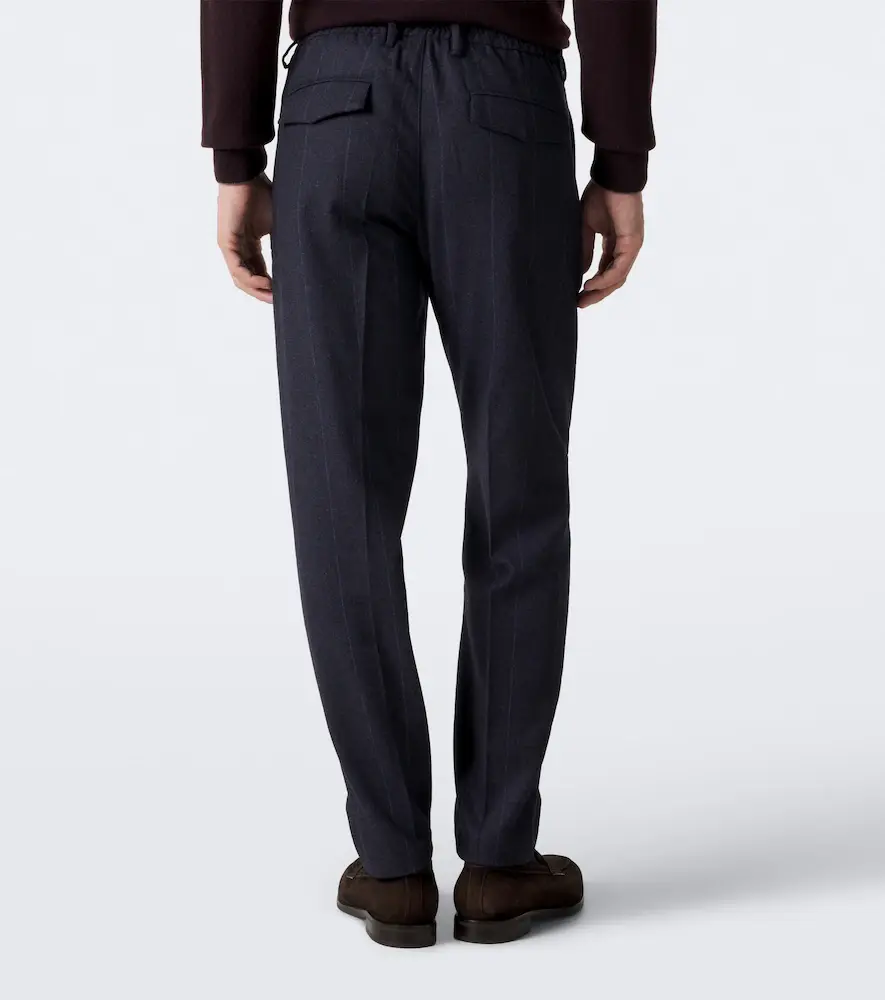 ELEVENTY Wool, cotton, and cashmere tapered pants | Thumbnail 5