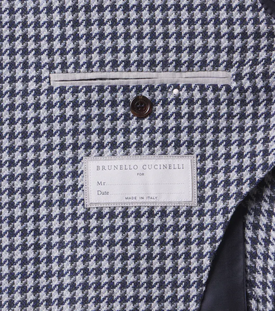 Brunello Cucinelli Houndstooth cashmere blazer | Thumbnail 2 Brunello Cucinelli Houndstooth cashmere blazer | Thumbnail 2