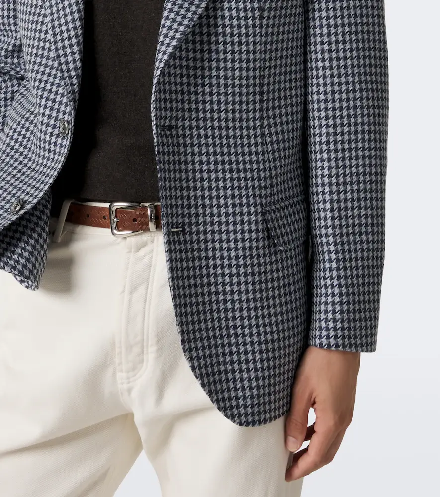Brunello Cucinelli Houndstooth cashmere blazer | Thumbnail 7 Brunello Cucinelli Houndstooth cashmere blazer | Thumbnail 7