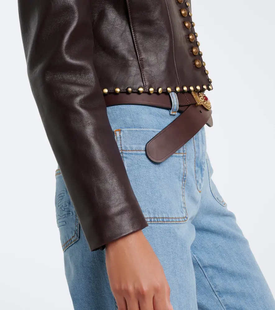 Etro Studded leather jacket | Thumbnail 6 Etro Studded leather jacket | Thumbnail 6