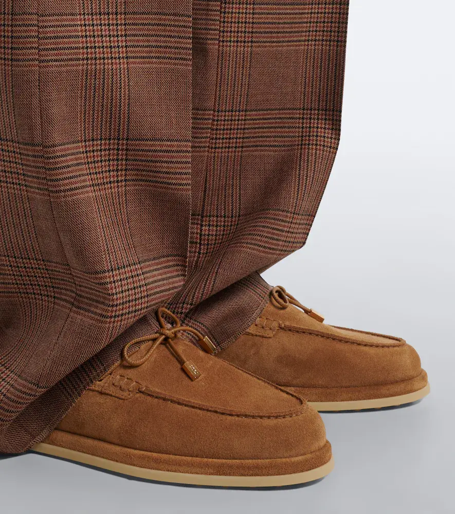 Tod's Gommino shearling-lined suede boat shoes | Thumbnail 5