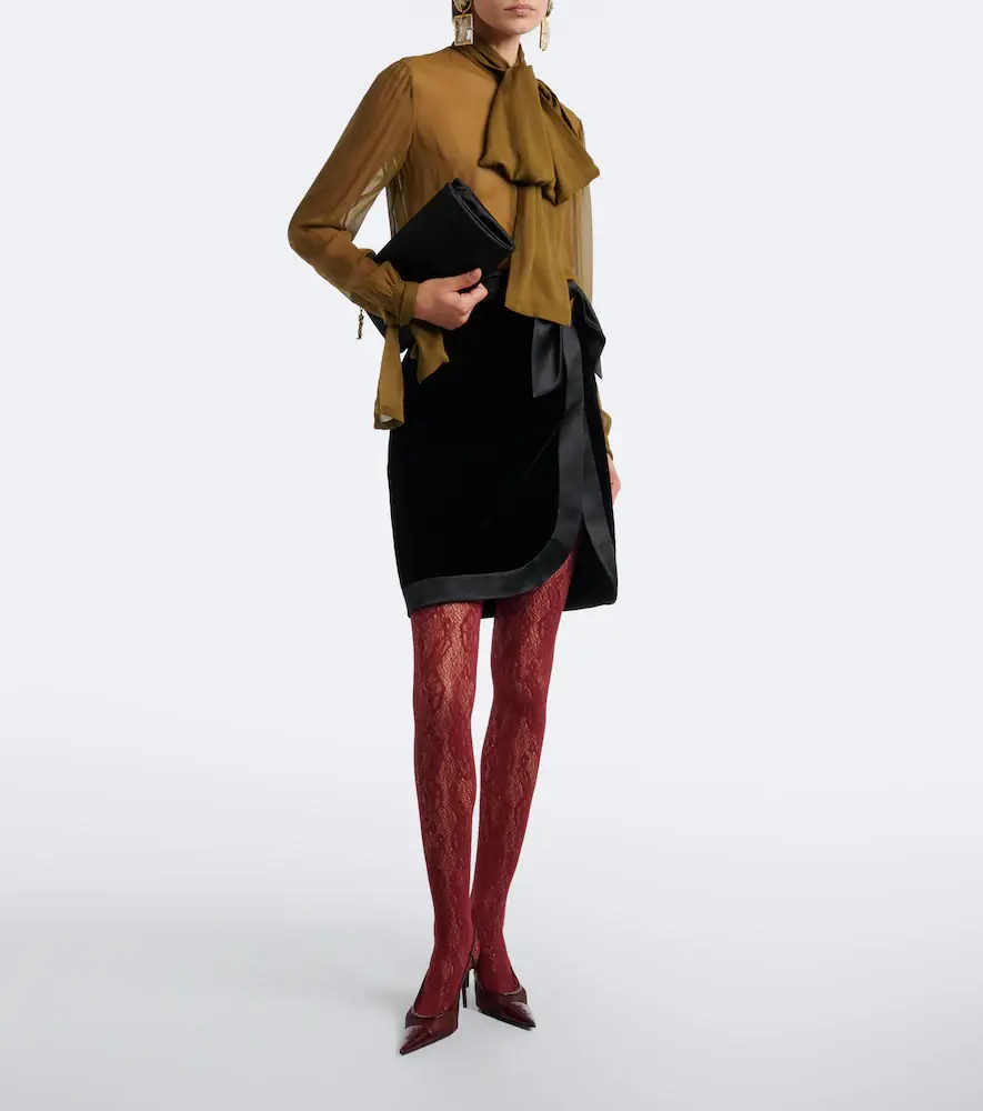 Wolford Infinite floral lace tights | Thumbnail 2 Wolford Infinite floral lace tights | Thumbnail 2