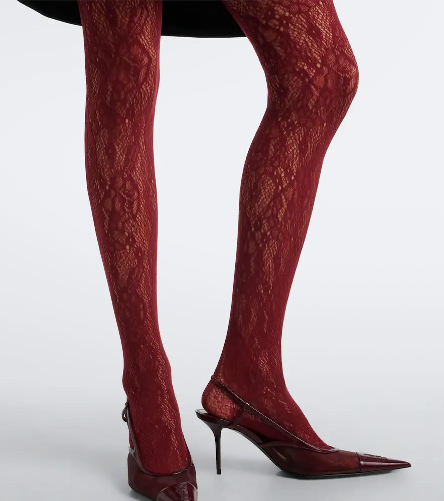 Wolford Infinite floral lace tights | Thumbnail 3 Wolford Infinite floral lace tights | Thumbnail 3