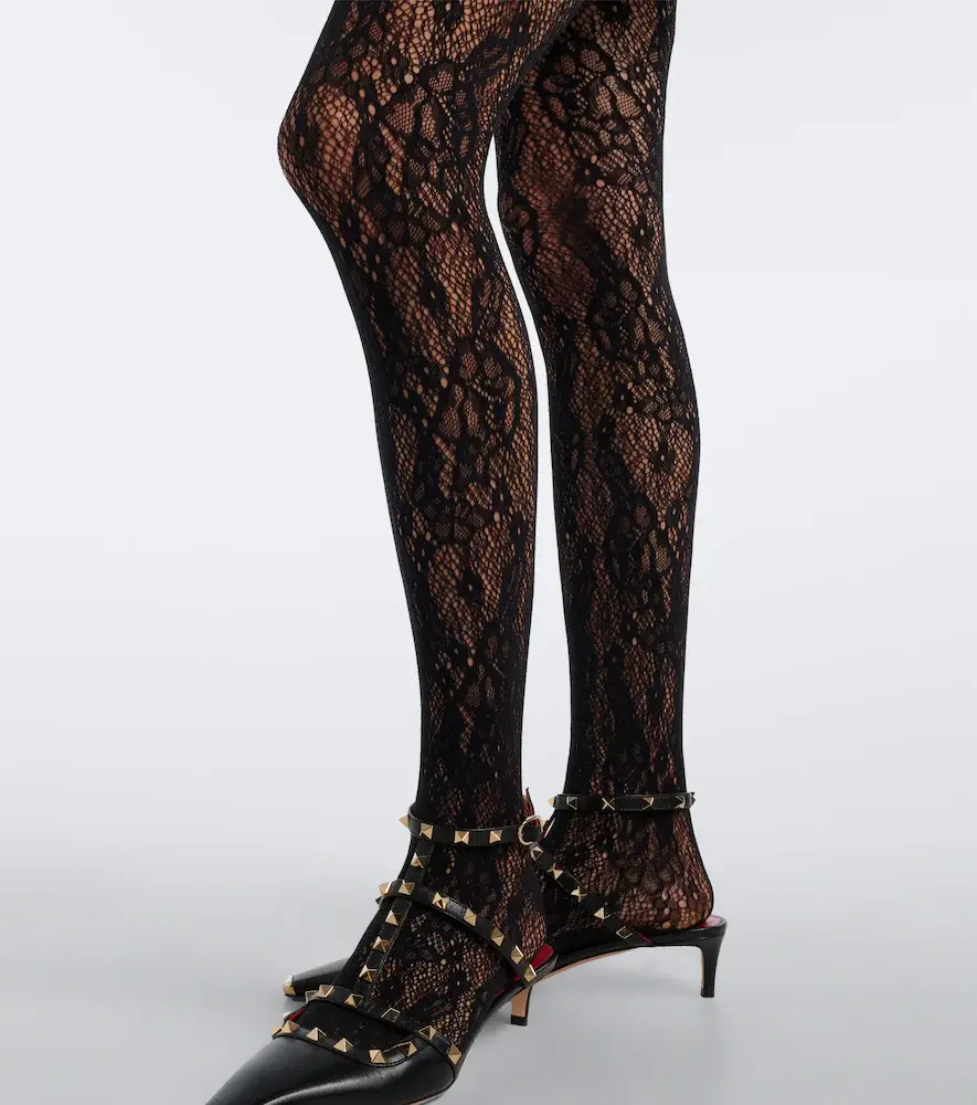 Wolford Infinite floral lace tights | Thumbnail 3 Wolford Infinite floral lace tights | Thumbnail 3